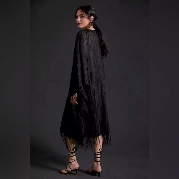 Fringed Shine Kaftan - Picture 3 of 9